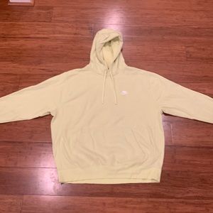 Nike Hoodie, Pale Yellow